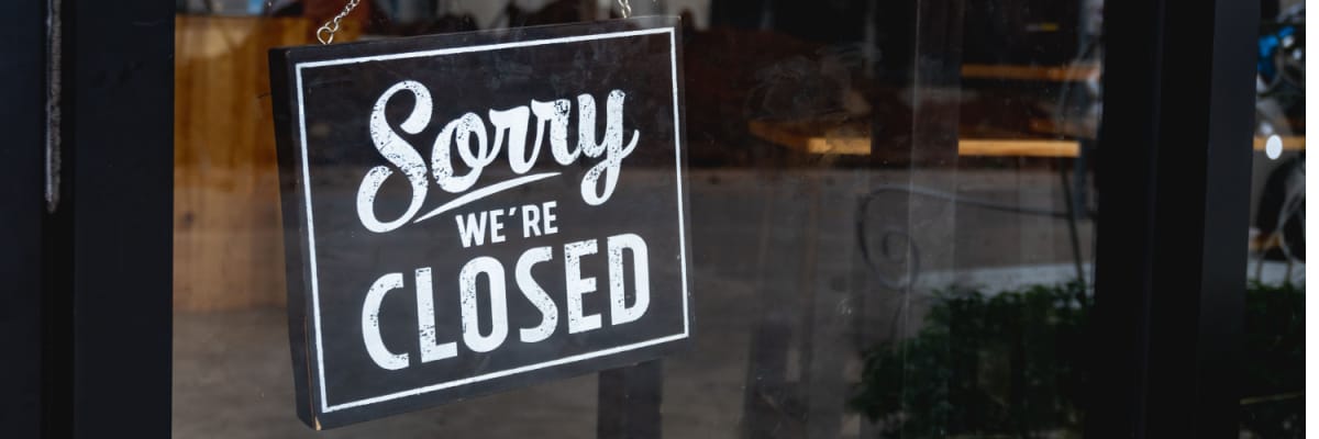 Out of business
